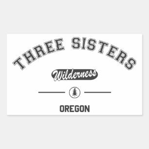 Adesivo Retangular Três Irmãs Selvagem