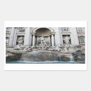 Adesivo Retangular Trevi Fountain Roma
