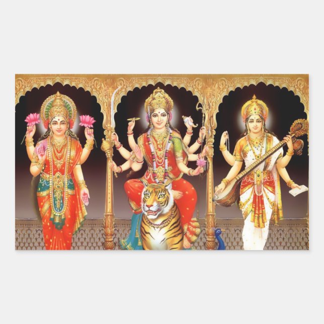 Adesivo Retangular Tridevi Stickers - Versão 2 (Frente)