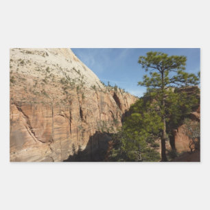 Adesivo Retangular Trilha para Angels Landing no Parque Nacional de Z