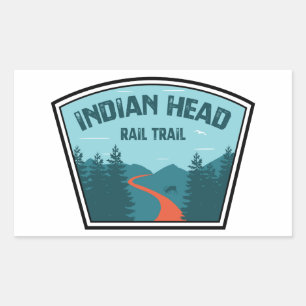 Adesivo Retangular Trilho-chefe indiano