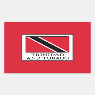 Adesivo Retangular Trinidad and Tobago