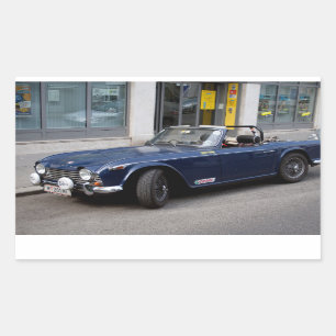 Adesivo Retangular Triumph TR4 A