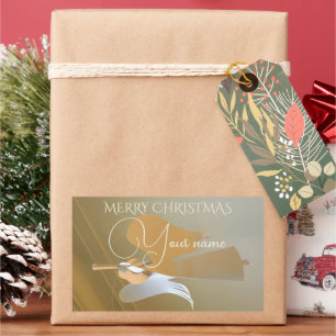 Adesivo Retangular Trompetes de anjo