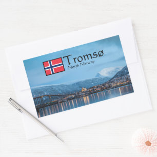 Adesivo Retangular Tromsø Noruega