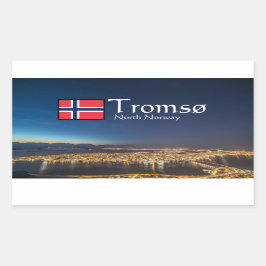 Adesivo Retangular Tromso Norway
