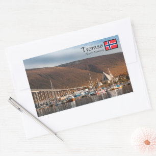 Adesivo Retangular Tromso Norway