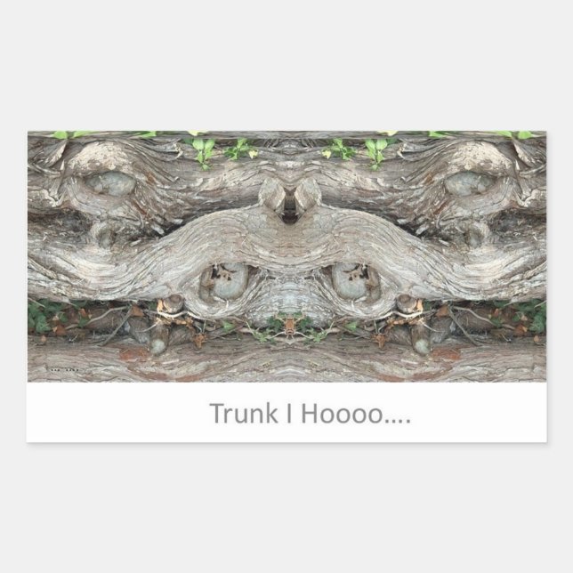 Adesivo Retangular Tronco I Hooo... (Frente)