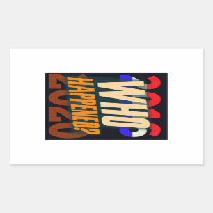 Adesivo Retangular Trump 2016-20 — Quem Aconteceu?