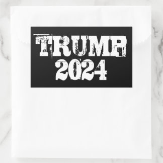 Adesivo Retangular Trump 2024