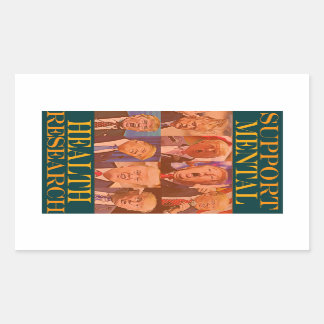 Adesivo Retangular Trump — suporte à saúde mental