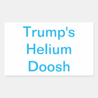 Adesivo Retangular Trump's Helium Doosh Hankamer Artjunkhaus Yummy