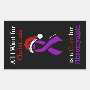 Adesivo Retangular Tudo o que eu quero para Natal/Chapéu...Fibro Ret