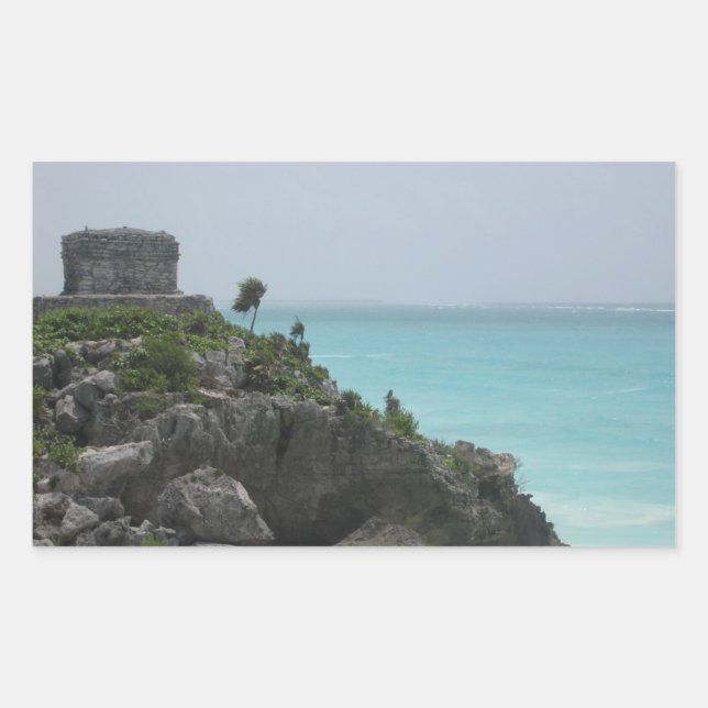 Adesivo Retangular Tulum Ruin Sticker (Frente)