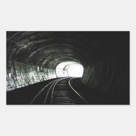 Adesivo Retangular Túnel de locomotiva