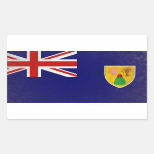 Adesivo Retangular Turks and Caicos Islands