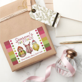 Adesivo Retangular Tweets de temporada - Feriado de Aves Marinhas