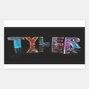 Adesivo Retangular Tyler name sticker
