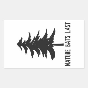 Adesivo Retangular Último Bats Natureza