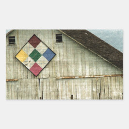 Adesivo Retangular Um Barn Que Era Uma Vez