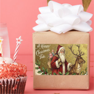 Adesivo Retangular Um Feliz Natal