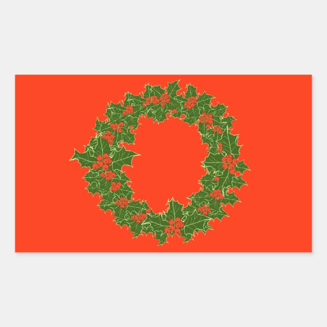 Adesivo Retangular Um Natal Muito Feliz (Frente)