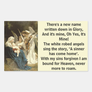 Adesivo Retangular Um Novo Nome Na Glória