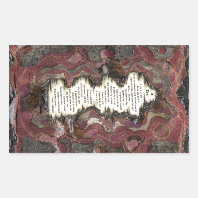 Adesivo Retangular Um rasgo (Frente)