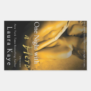 Adesivo Retangular Uma noite com um herói por Laura Kaye