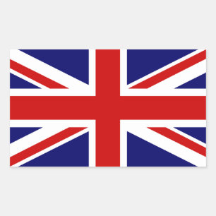 Adesivo Retangular Union Jack