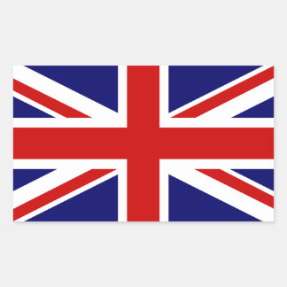 Adesivo Retangular Union Jack