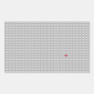 Adesivo Retangular Union Jack - Reino Unido