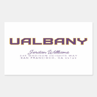 Adesivo Retangular Universidade de Albany Wordmark