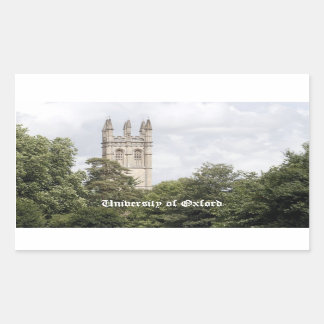 Adesivo Retangular Universidade de Oxford