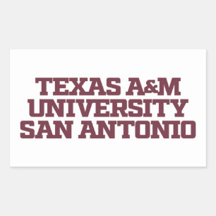 Adesivo Retangular Universidade do Texas A&M - San Antonio