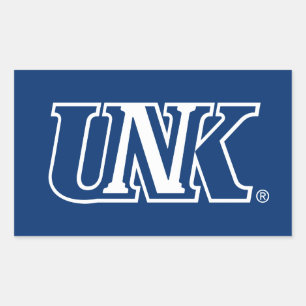 Adesivo Retangular UNK   Universidade de Nebraska em Kearney