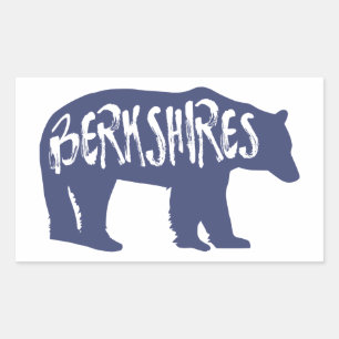 Adesivo Retangular Urso Berkshires