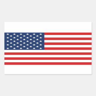 ADESIVO RETANGULAR USA FLAG