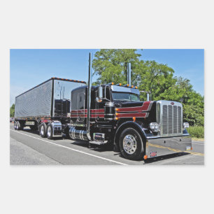 Adesivo Retangular V Nolt's Black & Red 389 Stickers