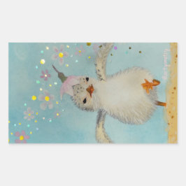 Adesivo Retangular Vai!