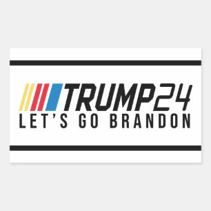Adesivo Retangular Vamos Go Brandon