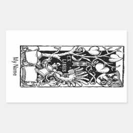 Adesivo Retangular Vampiro blindado