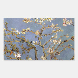 Adesivo Retangular Van Gogh Almond Blossom