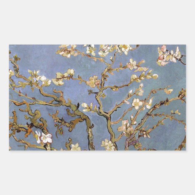 Adesivo Retangular Van Gogh Almond Blossom (Frente)