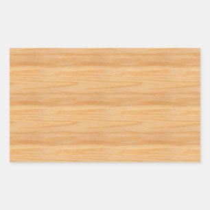 Adesivo Retangular Vazio de Modelo de madeira Design clássico de tend