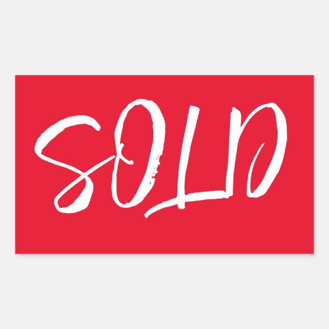 Adesivo Retangular Vedante Vermelho Personalizado (Frente)