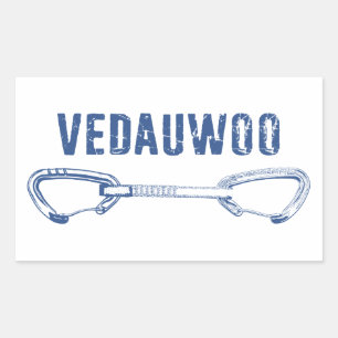 Adesivo Retangular Vedauwoo Subindo Rápido Desenho