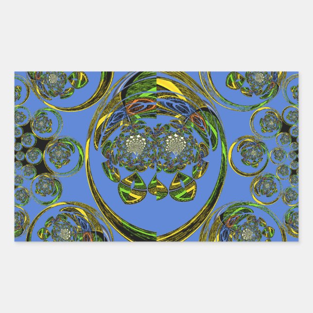 Adesivo Retangular Veja minhas curvas azuis (Frente)