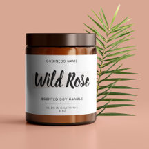 Velas Rótulo do produto Tin Vinhetas Retangulares