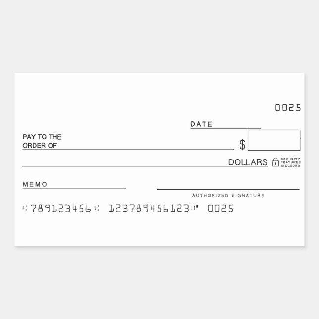 Adesivo Retangular Verificar Objetivos do Manifesto Money do Sticker (Frente)